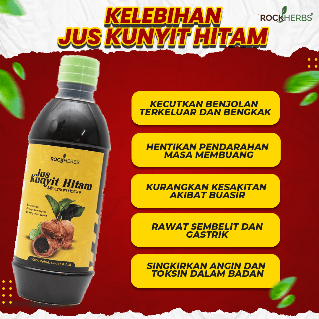 Kelebihan Jus Kunyit Hitam