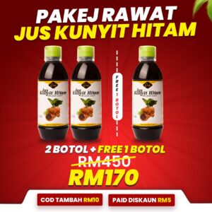 2 Botol Free 1 Jus Kunyit Hitam Rockherbs